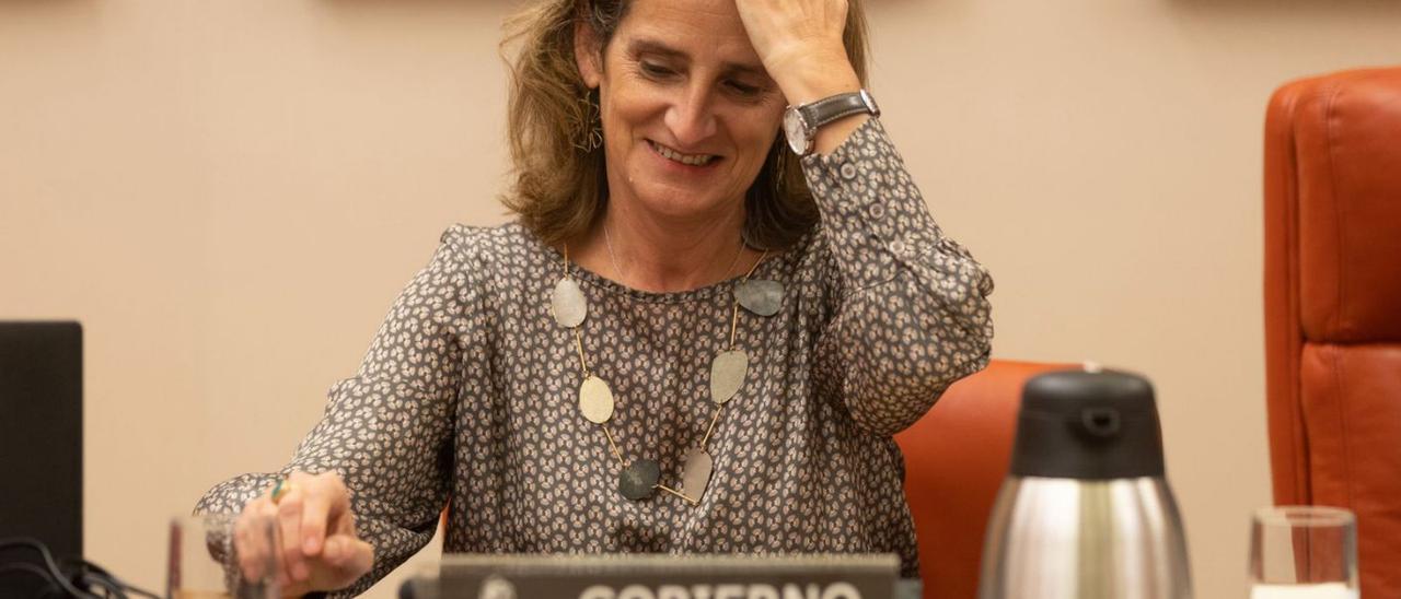 La vicepresidenta tercera, Teresa Ribera, al Congrés en una fotografia d’arxiu. | EUROPA PRESS