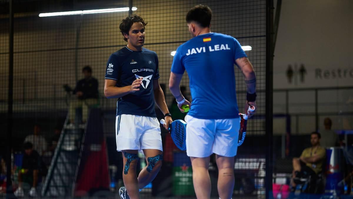 Cardona y Leal durante su debut en el P1 de Miami