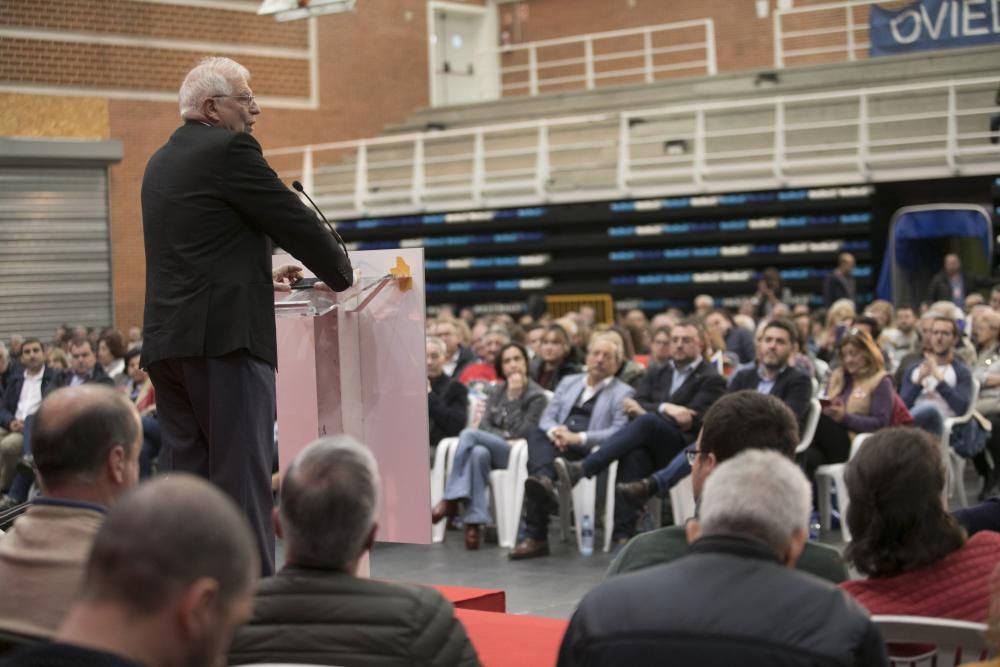 Mitin de Borrell y Barbón en Oviedo