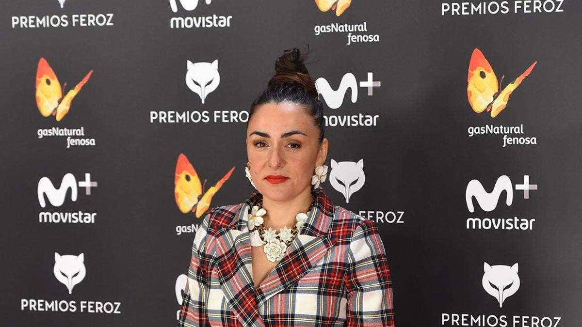Candela Peña, hecha un cuadro en los Premios Feroz