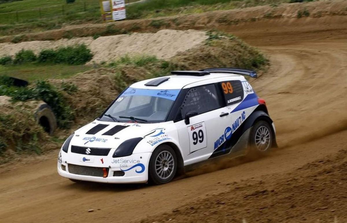 Andrés Rodríguez en su debut en el Nacional de autocross. | A.C.I.