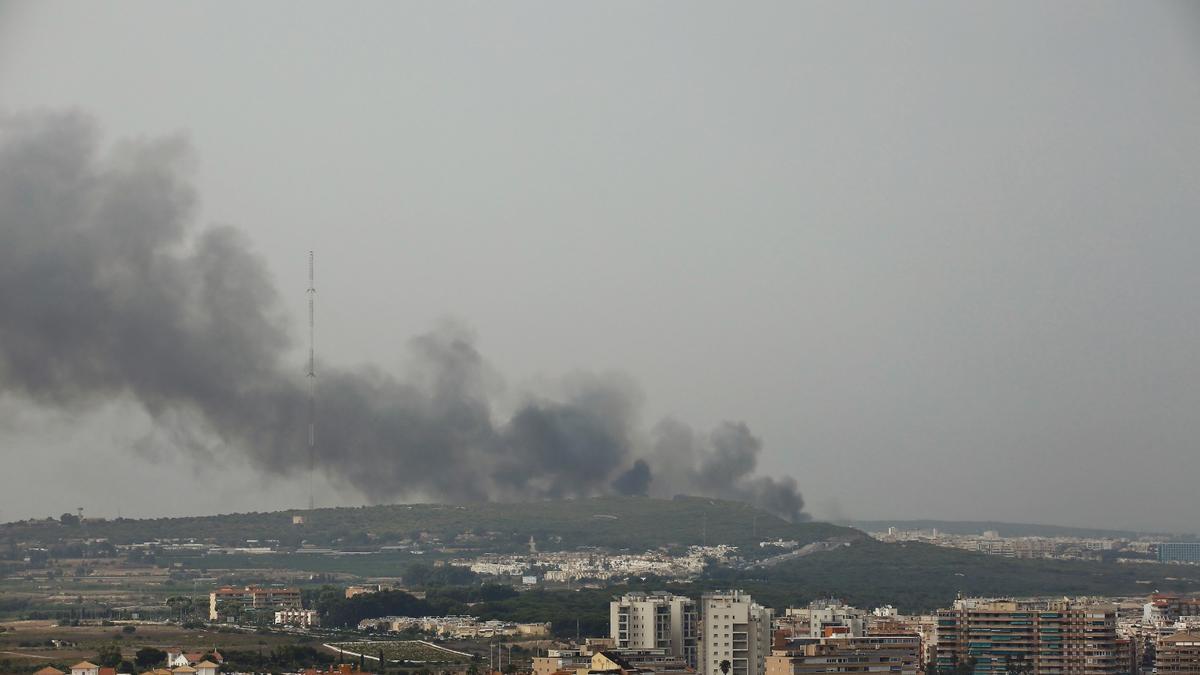 Incendio en Guardamar del Segura