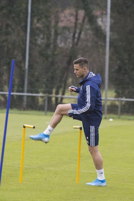 El primer día de Lunin y Luismi en El Requexón