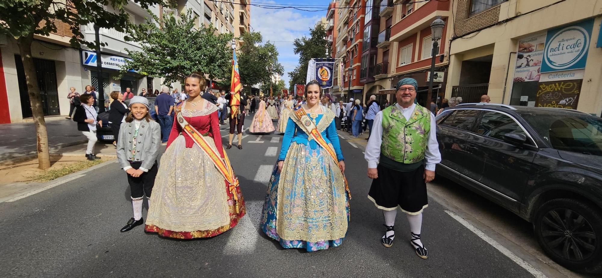 Las comisiones el Marítim, protagonistas en el Homenaje a la Senyera