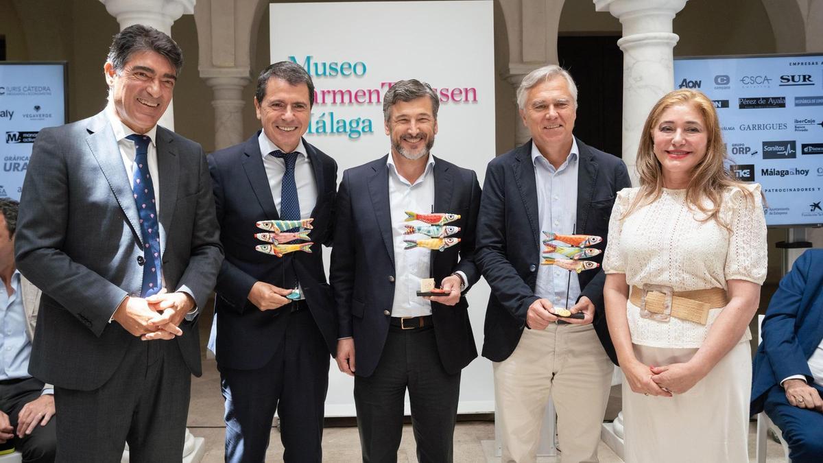 El Carmen Thyssen Málaga rinde homenaje a tres empresas con más de una década como 'Amigas del Museo'.