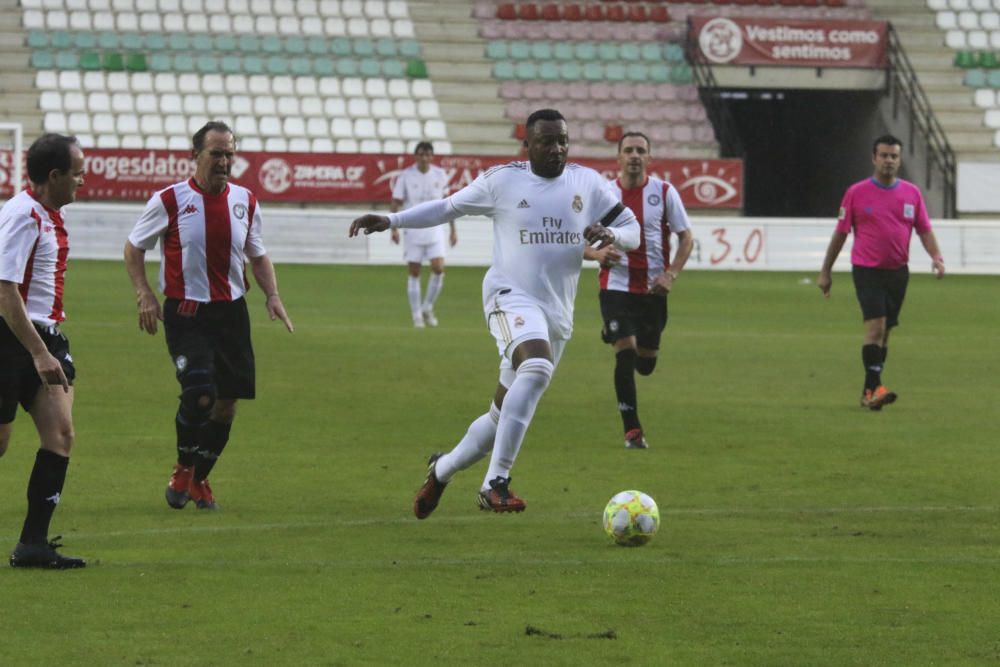 El partido del Real Madrid- Zamora CF de veteranos, en imágenes