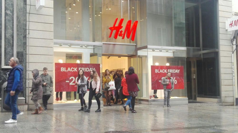 El centro se llena por el Black Friday