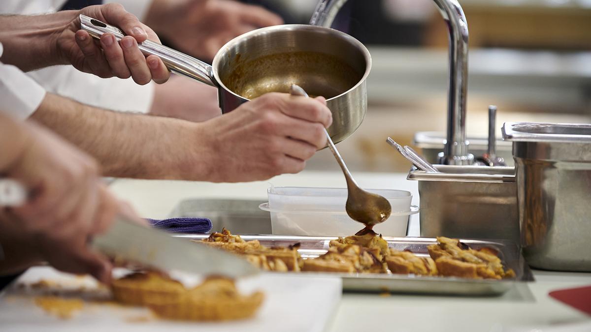 Showcooking en Alimentaria.