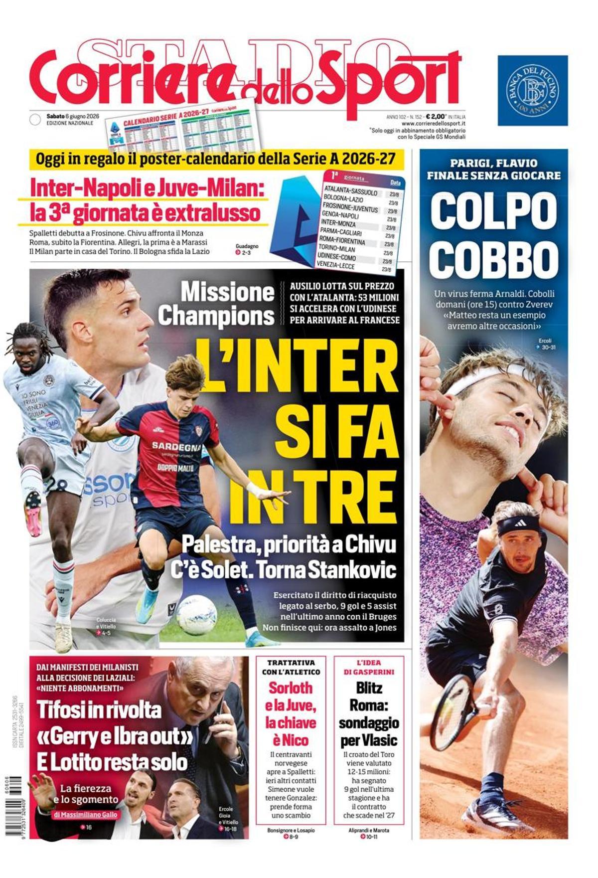 Estas son las portadas de la prensa deportiva de hoy