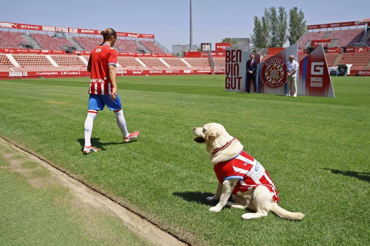 Les imatges de les presentacions dels nous jugadors del Girona FC Morante i Izan