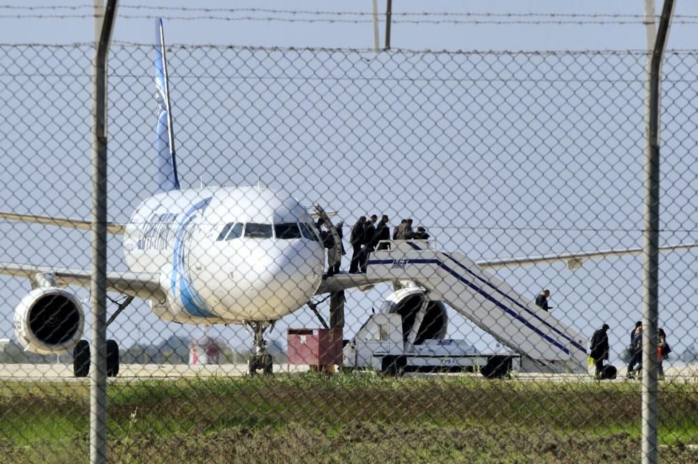 Secuestro de un avión de Egypt Air