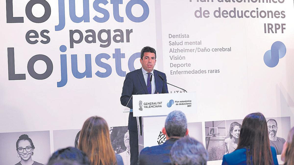 La herencia’ de Mazón a las rentas altas: perdona 65 millones entre Patrimonio y Sucesiones en 2026