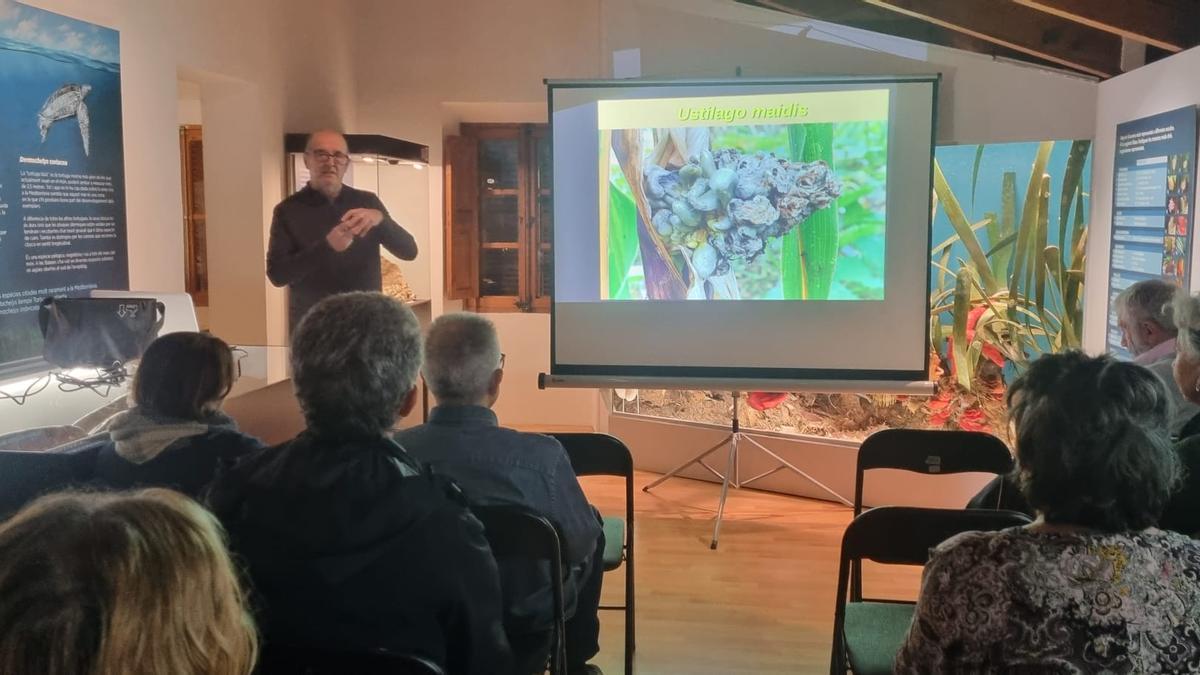 Joan Planas, durante su charla del jueves.
