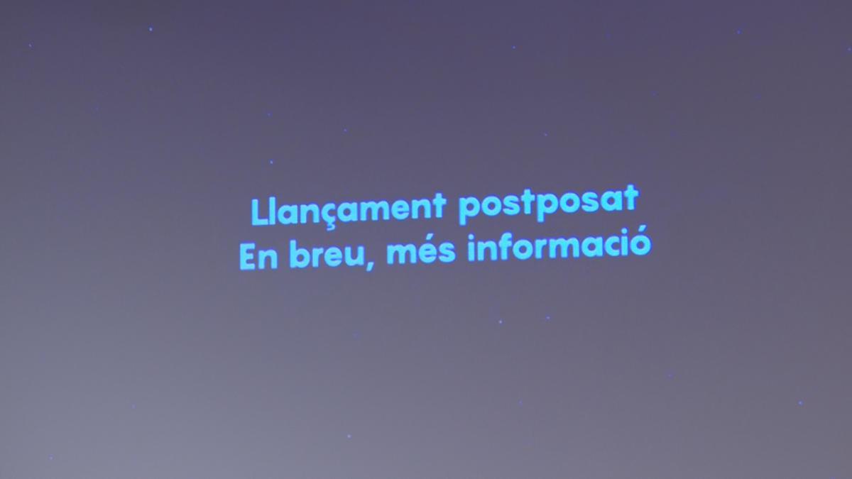 El Cosmocaixa informa que s&#039;ha posposat el llançament