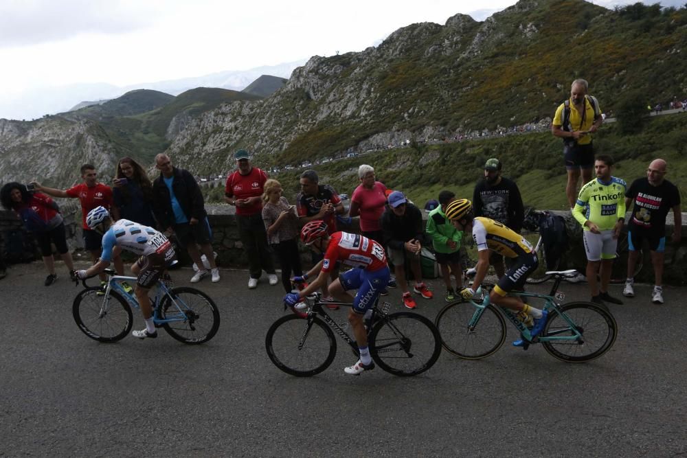 Vuelta ciclista a España. Lagos de Covadonga