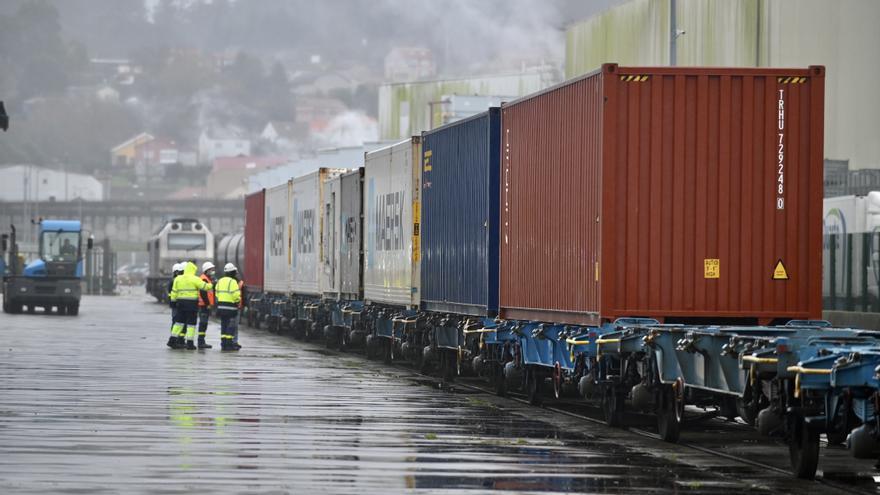 Se avería el tren de mercancías Algeciras-Marín y su segundo viaje se aplaza una semana