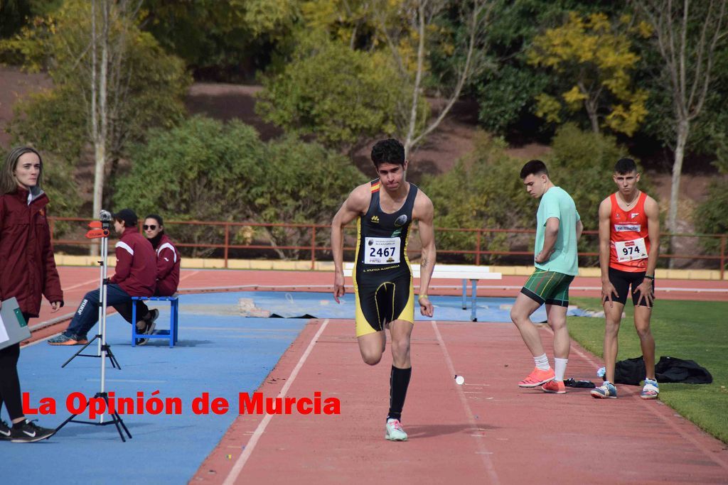 Regional absoluto y sub-23 de atletismo en Lorca