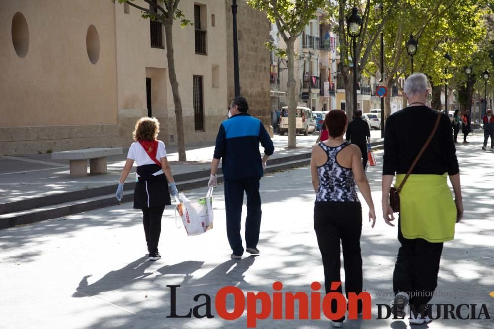 Desescalada en Caravaca: Los 'runners' se ataviaro