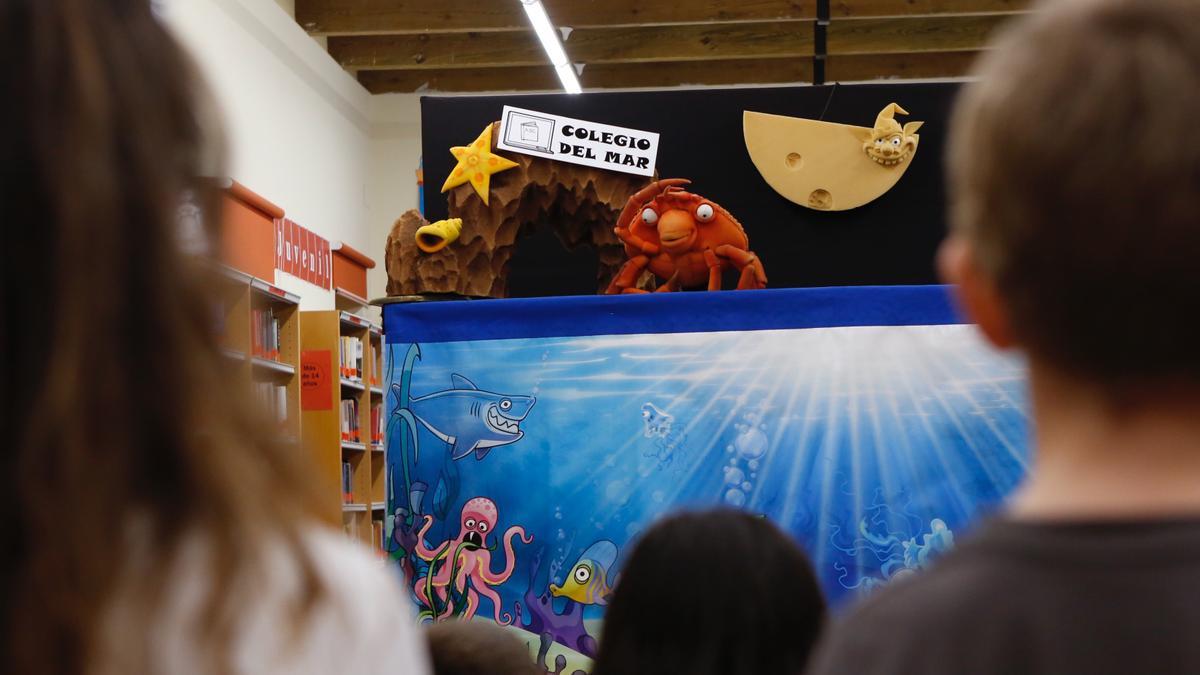 Una actividad infantil en la Biblioteca Provincial de Córdoba.