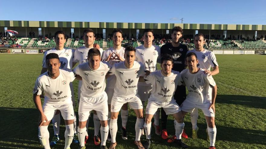 Once inicial del Zamora CF en Segovia.