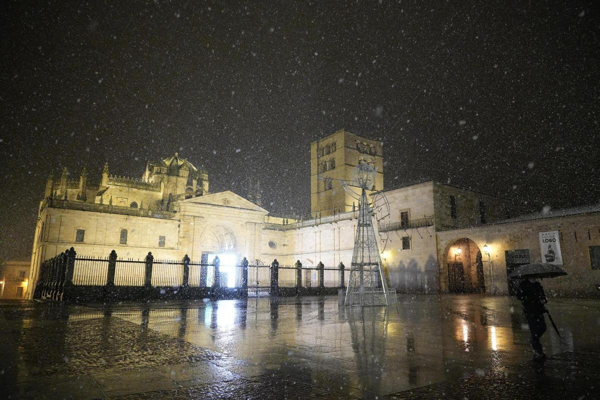 GALERÍA | Las imágenes más bonitas de la nevada de este sábado en Zamora