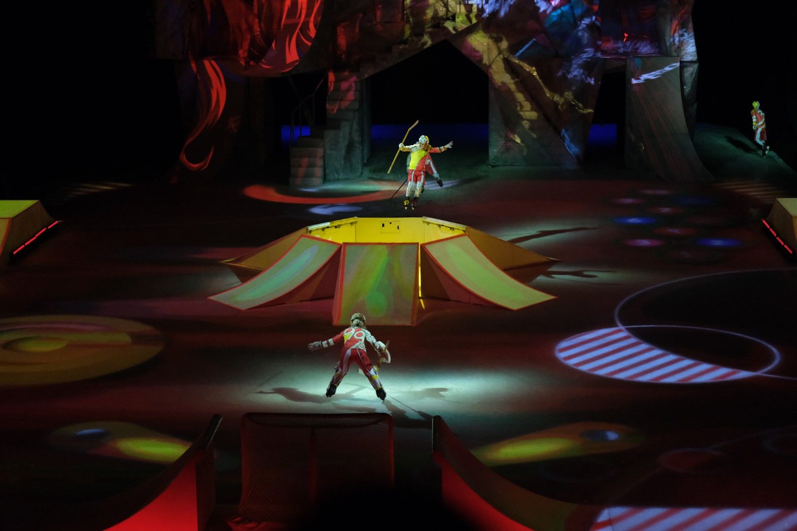 Así se prepara el Circo del Sol el espectáculo Crystal que estrena en Málaga