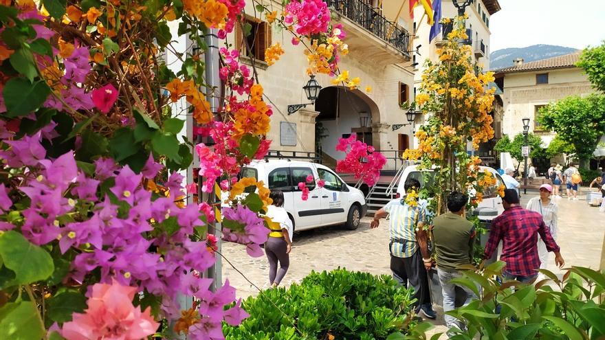 Sóller auf Mallorca verwandelt sich in eine Bollywood-Kulisse