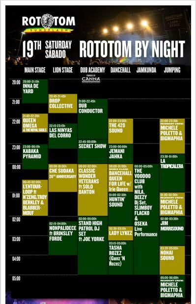 ផ្ទាំងរូបភាព Rototom ថ្ងៃទី 19