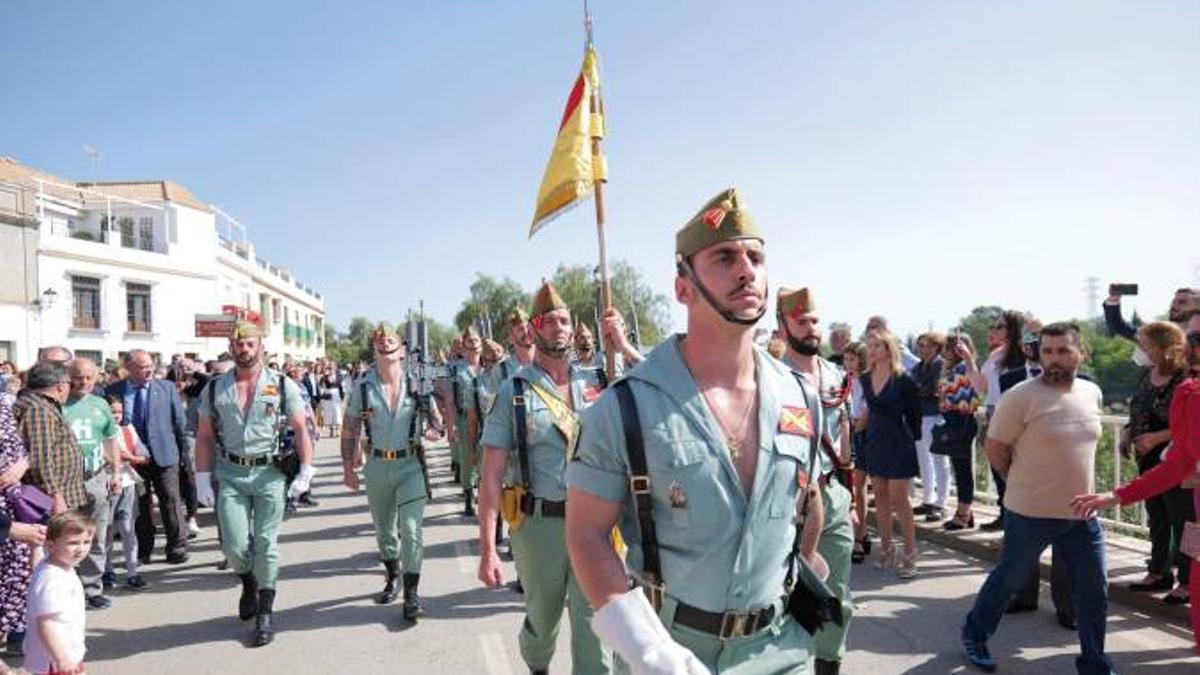 Alcalá del Río será el único pueblo de Sevilla donde La Legión desfilará en Semana Santa