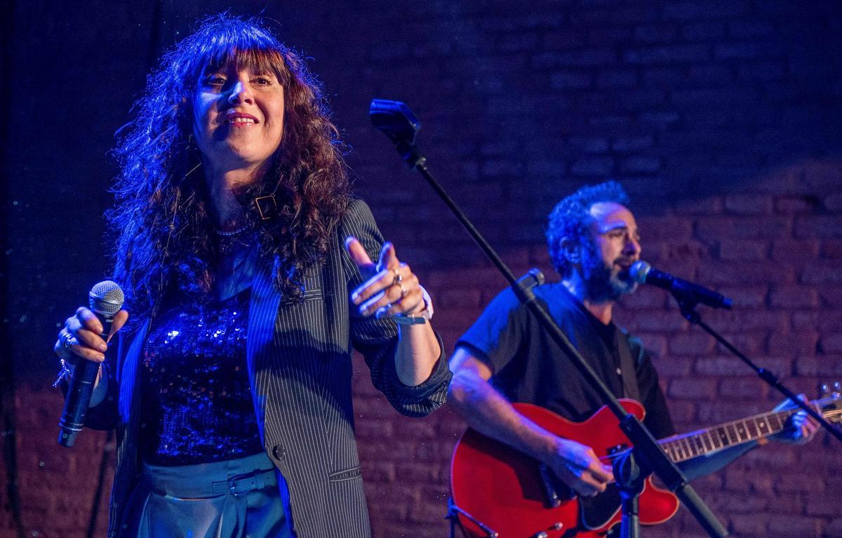 Pastora, en su actuación en la Fàbrica Damm
