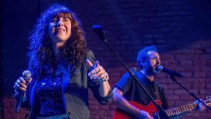 Pastora, en su actuación en la Fàbrica Damm