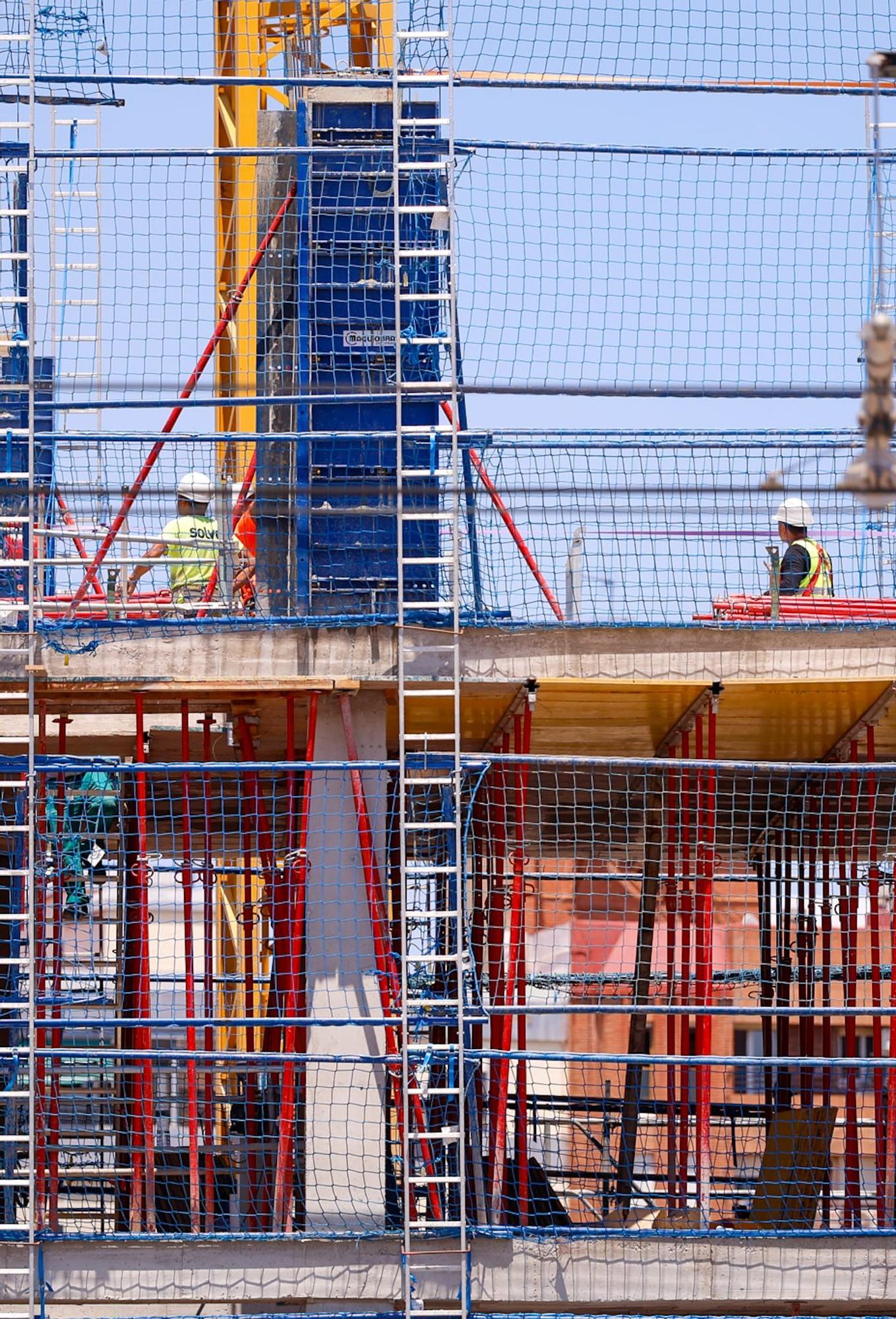 Así van las obras de la residencia de estudiantes en Tarongers