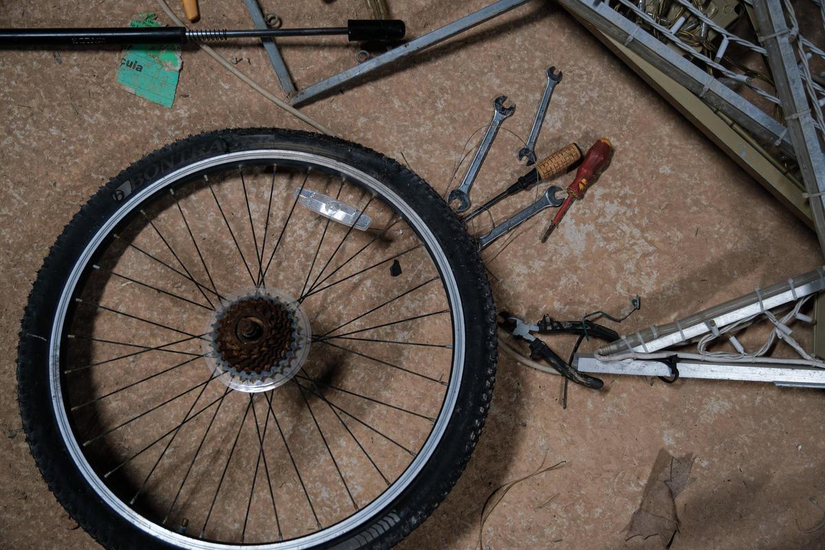 Todas las imágenes del proyecto de Alba Pau y sus bicicletas que llegarán a África.