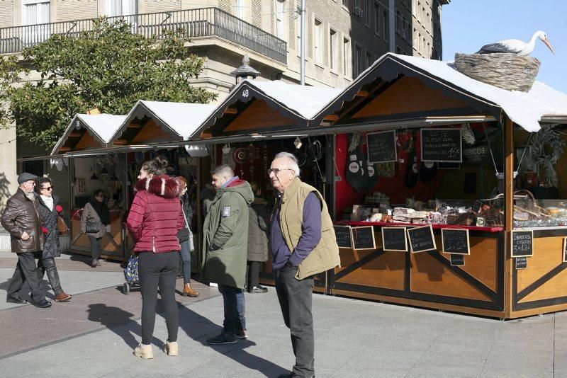 La muestra navideña se despide de la Plaza del Pilar