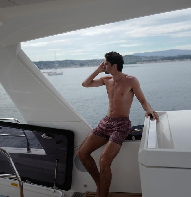 Francisco Trincao, disfrutando en el mar