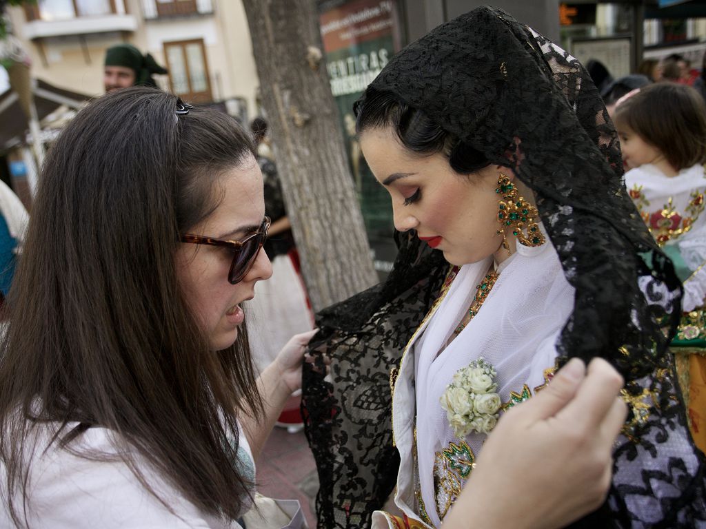 Ofrenda de flores a la Virgen de la Fuensanta en Murcia