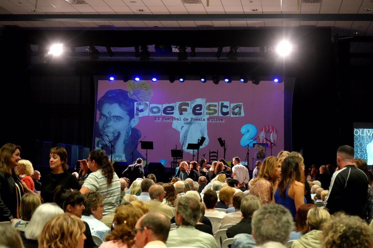 La 20 ª edición del Poefesta de Oliva, en imagen de archivo.