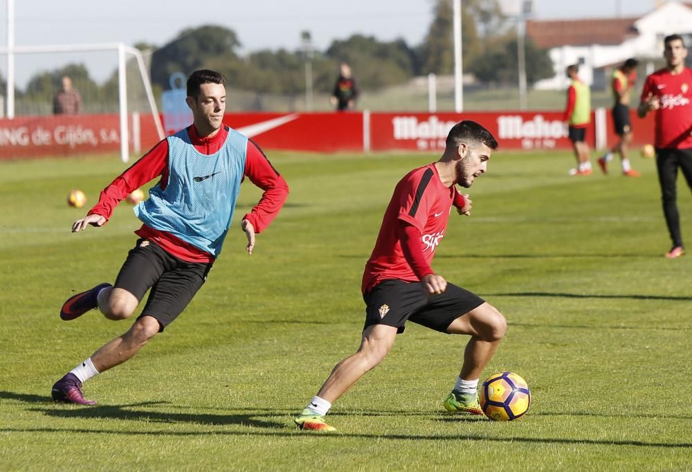 Entrenamiento del Sporting