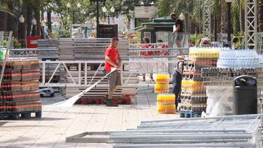 Alicante produce 2.524 toneladas de basura en los seis días de fiestas