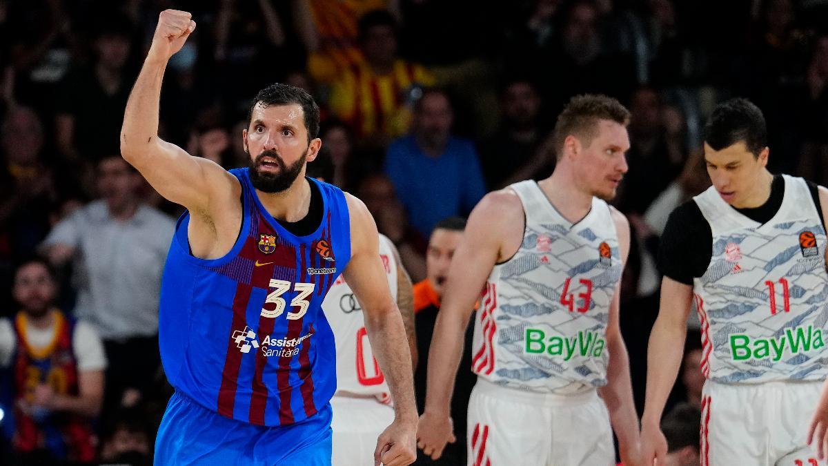 Mirotic, en el quinto partido de cuartos en el Palau