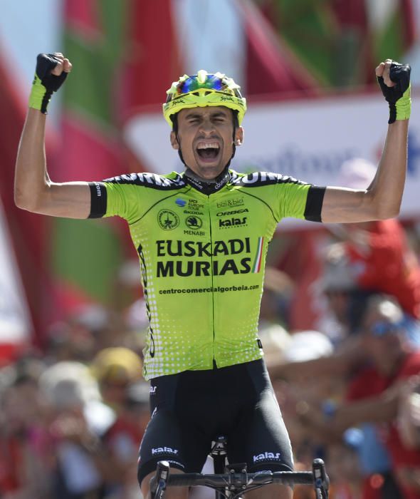 El ciclista español Óscar Rodríguez (Euskadi-Murias) ha ganado este viernes la decimotercera etapa de la Vuelta a España, disputada entre Candás y La Camperona.