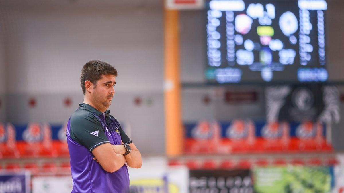 Alejandro Mesa, en un partido de esta temporada