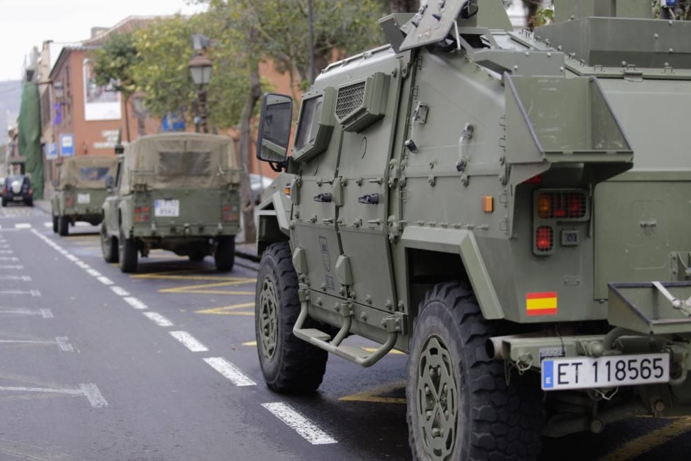 Militares en La Laguna