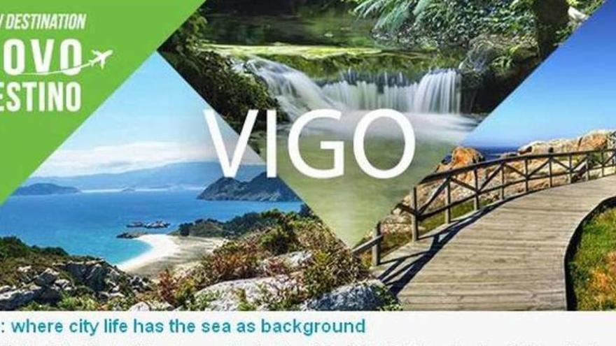 TAP promociona Vigo con el mar y las Cíes como grandes atractivos