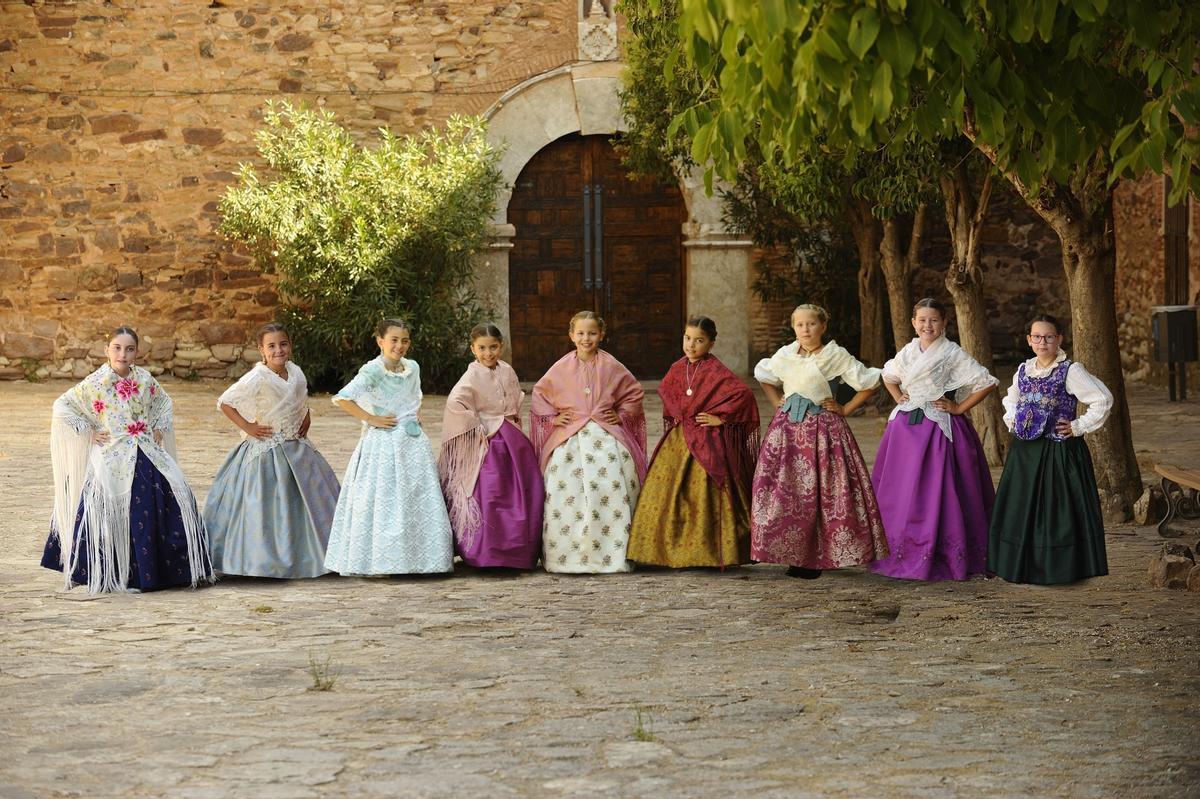 Athena, Clara, Marina, Lucía, Gracia, Candela, María, Valentina, Vega y Andrea, reinas infantiles 2026.
