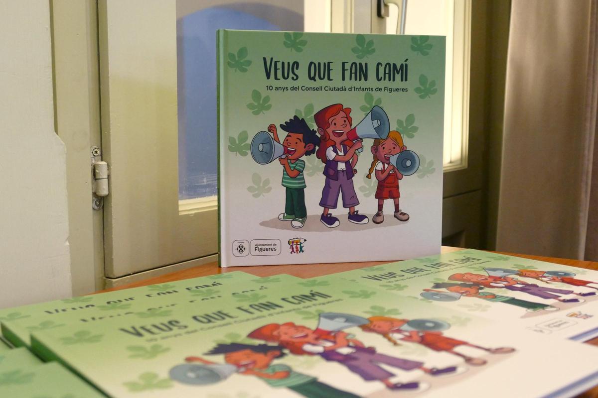 EN IMATGES | El Consell Ciutadà d’Infants de Figueres presenta un àlbum il•lustrat que recull els seus primers 10 anys de vida