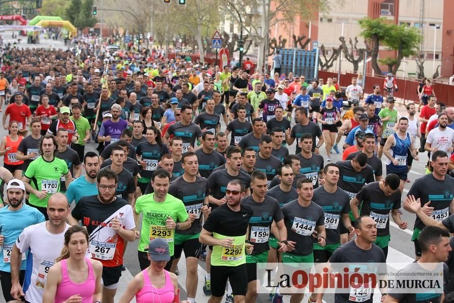 Media Maratón de Murcia: salida