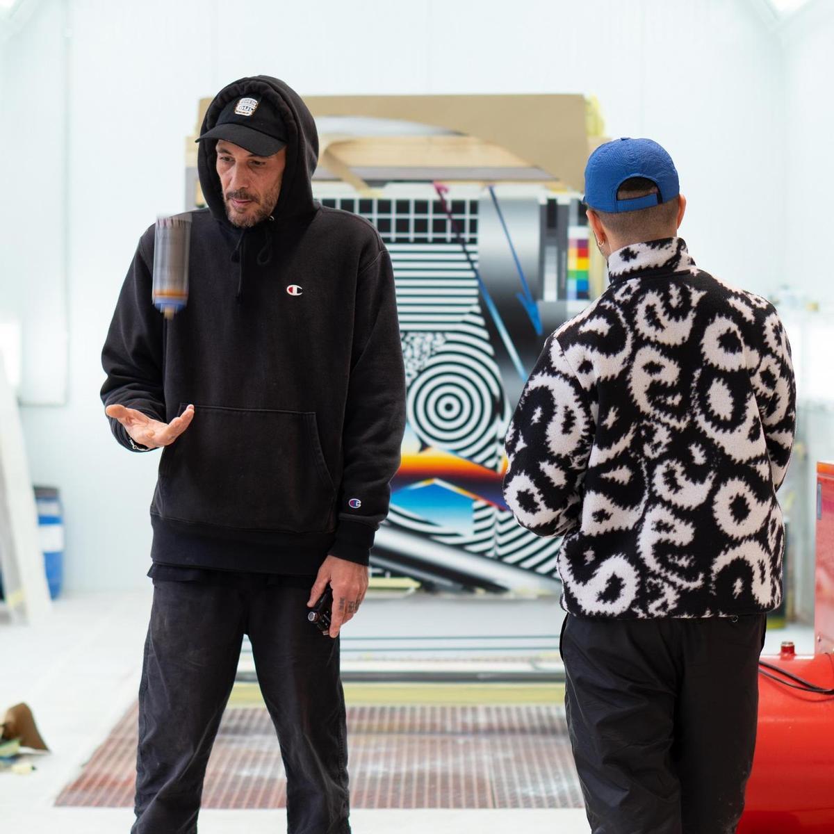 Mucho Muchacho y Felipe Pantone publican 'Creamático', el primer disco del rapero catalán que ha realizado en la residencia artística del estudio de Pantone, Casa Axis.
