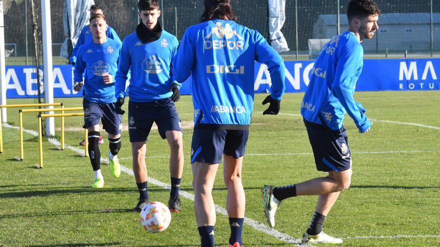 El Dépor regresa a los entrenamientos tras la jornada de descanso