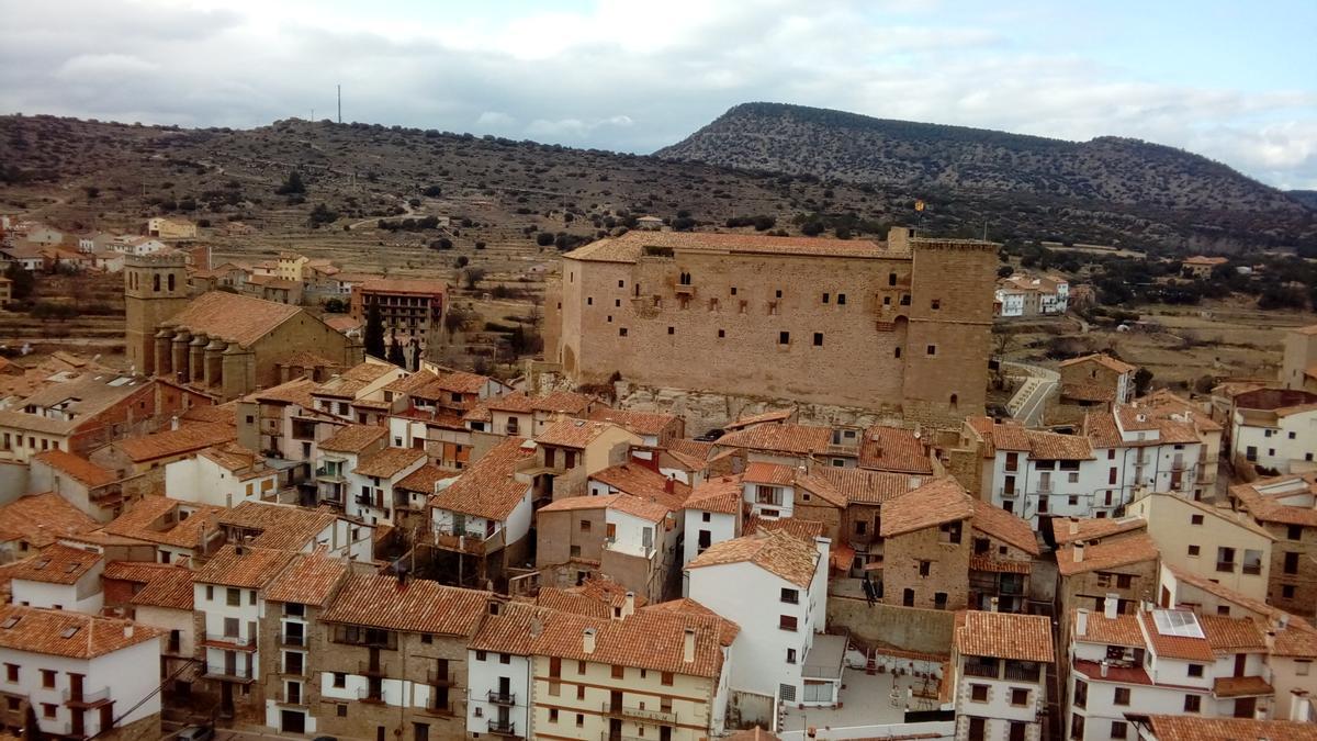 Vista de Mora de Rubielos (Teruel).